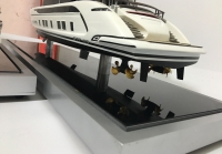 custom made model of 35m superyacht of type Dynamiq GTT115 Hybrid